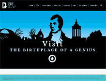 Tablet Screenshot of burnsmuseum.org.uk